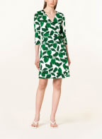 DIANE VON FURSTENBERG Wickelkleid JULIAN aus Seide, Farbe: GRÜN/ ECRU (Bild 1)