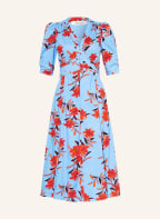 DIANE VON FURSTENBERG Kleid MELISSA, Farbe: HELLBLAU/ ROT/ SCHWARZ (Bild 1)