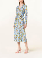 DIANE VON FURSTENBERG Wickelkleid TILLY aus Seide, Farbe: HELLBLAU/ HELLROSA/ GELB (Bild 1)