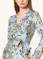 DIANE VON FURSTENBERG Wickelkleid TILLY aus Seide, Farbe: HELLBLAU/ HELLROSA/ GELB (Bild 1)