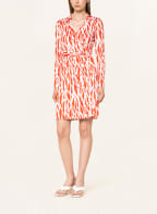 DIANE VON FURSTENBERG Wickelkleid NEW JEANNE TWO aus Seide, Farbe: WEISS/ ROT (Bild 1)
