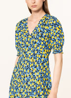 DIANE VON FURSTENBERG Kleid JEMMA, Farbe: HELLBLAU/ GELB/ SCHWARZ (Bild 1)