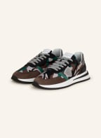 PHILIPPE MODEL Sneaker TROPEZ 2.1, Farbe: DUNKELBRAUN/ GRÜN/ GRAU (Bild 1)