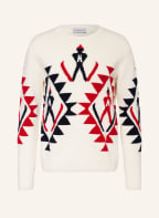 MONCLER Sweater, Color: ECRU/ DARK BLUE/ DARK RED (Image 1)