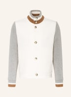 HERNO Jacke im Materialmix, Farbe: HELLGRAU/ WEISS/ BRAUN (Bild 1)