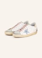 GOLDEN GOOSE Sneaker SUPER-STAR, Farbe: 81774 WHITE/ICE/POWDER BLUE/PLATINUM (Bild 1)