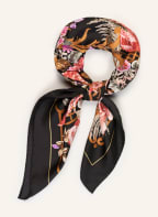 Salvatore Ferragamo Seidentuch, Farbe: COGNAC/ SCHWARZ/ HELLROT (Bild 1)