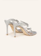 STUART WEITZMAN Mules mit Schmucksteinen, Farbe: SILBER/ WEISS (Bild 1)
