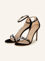 STUART WEITZMAN Sandals with decorative gems, Color: BLACK (Image 1)