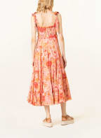 ZIMMERMANN Kleid VIOLET mit Rüschen, Farbe: ORANGE/ ROT/ ROSA (Bild 1)