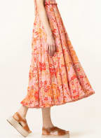 ZIMMERMANN Kleid VIOLET mit Rüschen, Farbe: ORANGE/ ROT/ ROSA (Bild 1)