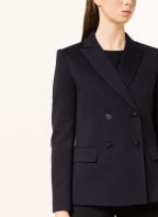WEEKEND MaxMara Piqué-Blazer NORCIA, Farbe: DUNKELBLAU (Bild 1)