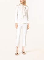 Max Mara Bow-tie blouse TENEBRE in silk, Color: CREAM (Image 1)