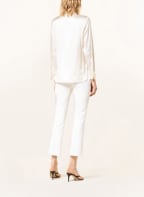 Max Mara Bow-tie blouse TENEBRE in silk, Color: CREAM (Image 1)