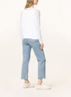 oui Strickjacke mit Leinen, Farbe: WEISS (Bild 1)