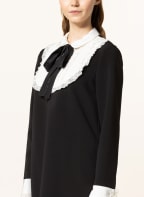 RED VALENTINO Kleid mit Spitze, Farbe: SCHWARZ/ WEISS (Bild 1)