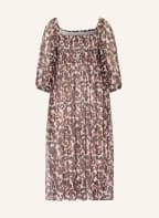BAUM UND PFERDGARTEN Dress JUDITA with 3/4 sleeve and ruffles , Color: DARK BROWN (Image 1)