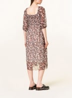 BAUM UND PFERDGARTEN Dress JUDITA with 3/4 sleeve and ruffles , Color: DARK BROWN (Image 1)