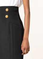 BALMAIN Skirt, Color: BLACK (Image 1)
