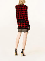 BALMAIN Boxy jacket with sequins, Color: BLACK/ RED (Image 1)