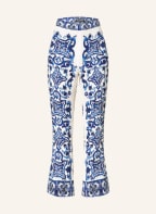 DOLCE & GABBANA 7/8-Seidenhose, Farbe: HA3TN TRIS MAIOLICHE F.BCO (Bild 1)