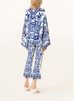DOLCE & GABBANA 7/8-Seidenhose, Farbe: HA3TN TRIS MAIOLICHE F.BCO (Bild 1)