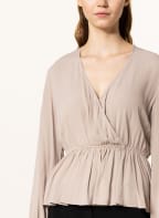 PATRIZIA PEPE Blusenshirt, Farbe: BEIGE (Bild 1)