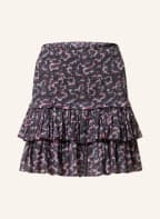 ISABEL MARANT ÉTOILE Rock NAOMI mit Rüschen, Farbe: SCHWARZ/ BLAU/ ROSA (Bild 1)