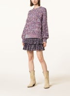 ISABEL MARANT ÉTOILE Rock NAOMI mit Rüschen, Farbe: SCHWARZ/ BLAU/ ROSA (Bild 1)