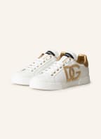 DOLCE & GABBANA Sneaker PORTOFINO, Farbe: WEISS/ GOLD (Bild 1)