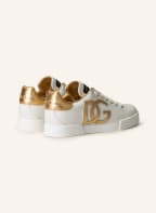 DOLCE & GABBANA Sneaker PORTOFINO, Farbe: WEISS/ GOLD (Bild 1)