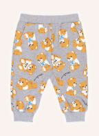 MOSCHINO Sweatpants, Farbe: HELLGRAU/ CAMEL (Bild 1)