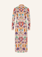 ETRO Hemdblusenkleid, Farbe: CREME/ ROT/ DUNKELGRÜN (Bild 1)