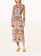 ETRO Hemdblusenkleid, Farbe: CREME/ ROT/ DUNKELGRÜN (Bild 1)