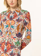 ETRO Hemdblusenkleid, Farbe: CREME/ ROT/ DUNKELGRÜN (Bild 1)