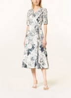 ETRO Kleid in Wickeloptik , Farbe: ECRU/ DUNKELGRÜN/ BLAUGRAU (Bild 1)