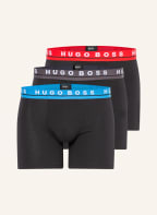 BOSS 3er-Pack Boxershorts , Farbe: TÜRKIS/ ROT/ DUNKELGRAU (Bild 1)