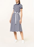 POLO RALPH LAUREN Piqué-Polokleid, Farbe: BLAU/ WEISS (Bild 1)