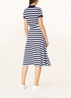 POLO RALPH LAUREN Piqué-Polokleid, Farbe: BLAU/ WEISS (Bild 1)
