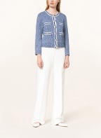 BOSS Strickjacke FLARVIE, Farbe: BLAU/ WEISS (Bild 1)