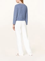 BOSS Strickjacke FLARVIE, Farbe: BLAU/ WEISS (Bild 1)