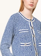 BOSS Strickjacke FLARVIE, Farbe: BLAU/ WEISS (Bild 1)
