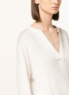 BOSS Strickshirt ELANGA aus Leinen, Farbe: ECRU (Bild 1)