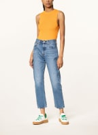 Levi's® Straight jeans 501 ORIGINAL CROPPED, Color: 36 Med Indigo - Worn In (Image 1)