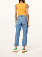 Levi's® Straight jeans 501 ORIGINAL CROPPED, Color: 36 Med Indigo - Worn In (Image 1)