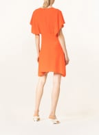STELLA McCARTNEY Cocktailkleid aus Seide mit Volants, Farbe: ORANGE (Bild 1)