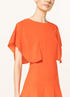STELLA McCARTNEY Cocktailkleid aus Seide mit Volants, Farbe: ORANGE (Bild 1)