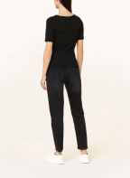 HUGO Pullover DARVELA mit Galonstreifen, Farbe: SCHWARZ (Bild 1)