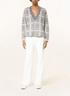 windsor. Pullover, Farbe: WEISS/ HELLGRAU (Bild 1)