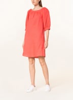 s.Oliver BLACK LABEL Kleid mit Leinen und 3/4-Arm , Farbe: HELLROT (Bild 1)